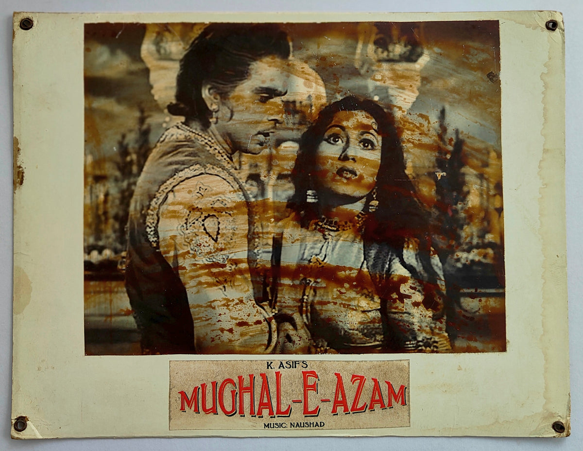 ORIGINAL 1960 Mughal-e-Azam Lobby Card Set of 5 K Asif Dilip Kumar Madhubala Prithviraj Kapoor Bollywood India Epic Naushad