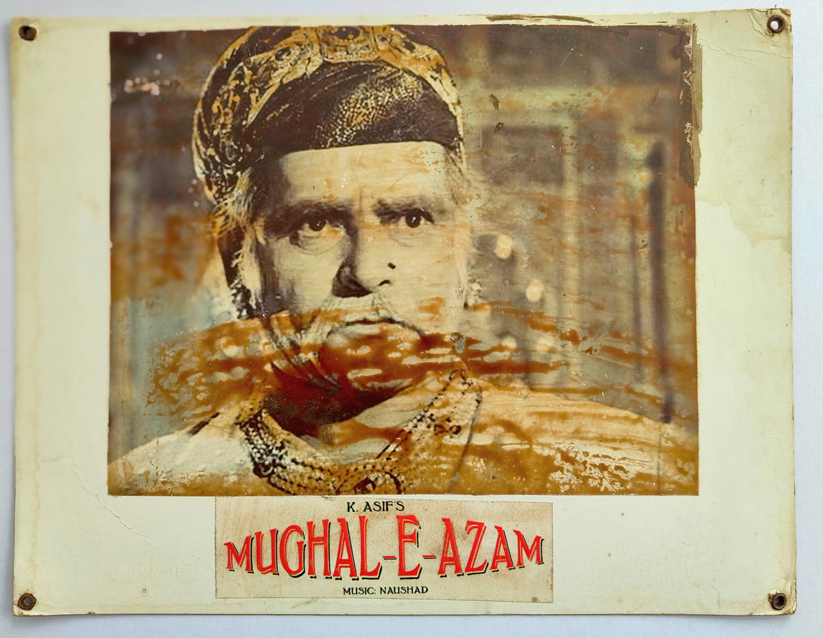 ORIGINAL 1960 Mughal-e-Azam Lobby Card Set of 5 K Asif Dilip Kumar Madhubala Prithviraj Kapoor Bollywood India Epic Naushad